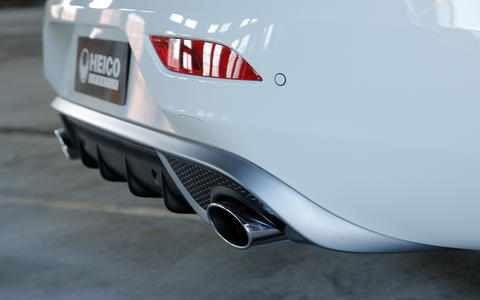 HEICO SPORTIV Volvo Tuning V40 R-Design (525) Detailansicht Doppelrohr-Sportabgasanlage (1)