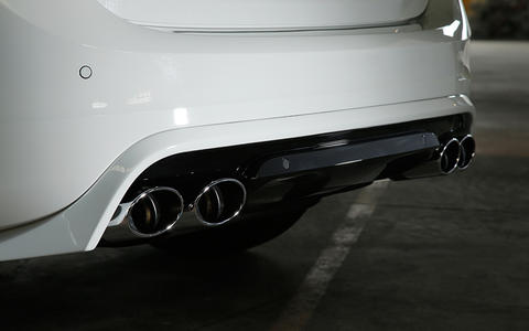 HEICO SPORTIV Volvo Tuning V60 (155) Detailansicht Vierrohr-Sportabgasanlage (1)