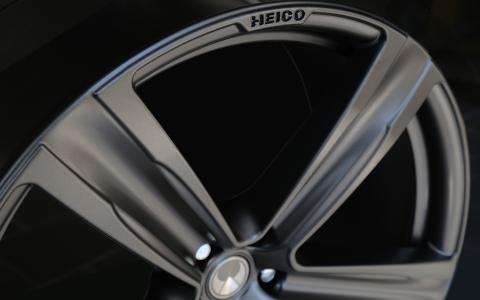 HEICO SPORTIV Leichtmetallrad VOLUTION V. 22", titanium Detailansicht (1)