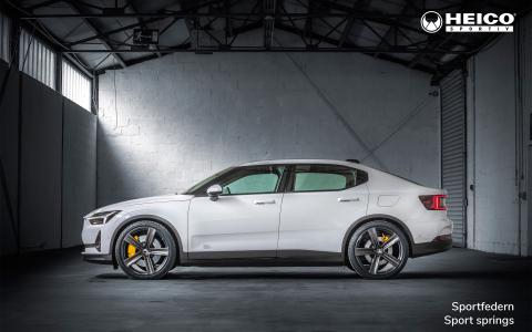 HEICO SPORTIV Polestar 2 side with sport springs