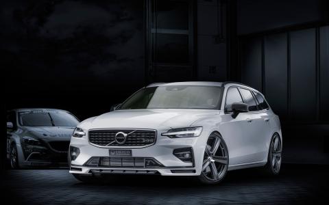 HEICO SPORTIV Volvo Tuning V60 (225) white, front (1)