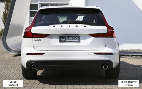 HEICO SPORTIV V60 (432) Spurverbreiterungen 30mm, Heckansicht