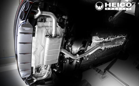 HEICO SPORTIV aktive Vierrohr-Sportabgasanlage S60/V60 (224/225), 1