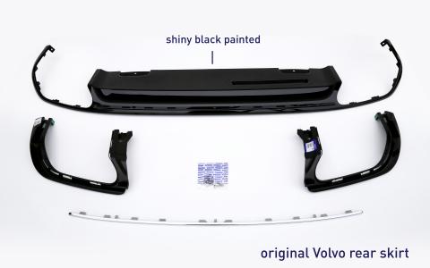 S90/V90 Original Volvo rear skirt 