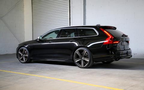 HEICO SPORTIV Volvo V90 (235) black, Edelstahl Endrohre black chrome 2